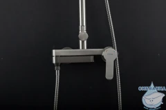 Душевая система Gappo G2499-39 250 1 режим (оружейная сталь)