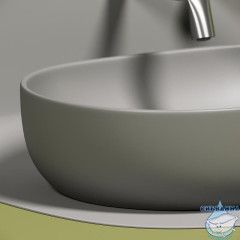  Раковина на столешницу 60 см Ceramicanova Element CN6047MH (серый)