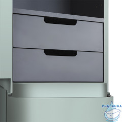 Шкаф пенал Am.Pm Sensation 40 L мятный