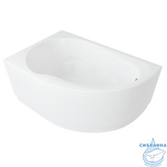Акриловая ванна Aquatek Вирго L 150х100 с каркасом