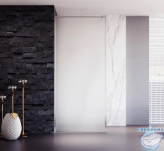 Walk-in Veconi Korato 100 профиль хром, стекло матовое KR81FR-100-07-C4