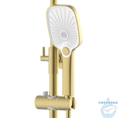 Душевая система Azario Lursy 250 1 режим AZ-K2349MG (золото матовое)