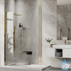 Душевое ограждение Wasserkraft Aisch 100 см 55W39