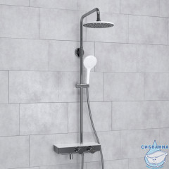 Душевая система Wasserkraft 230 1 режим A113.067.155.CH Thermo (хром/белый)