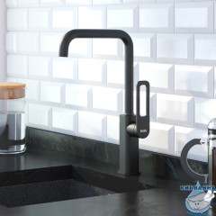 Смеситель для кухни Iddis Slide SLIBL00i05 (черный матовый)