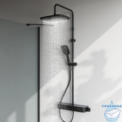 Душевая система Am.Pm Func 300 1 режим F078F322 (черный матовый)