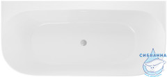 Акриловая ванна Allen Brau Priority 3 170x78 белый глянцевый