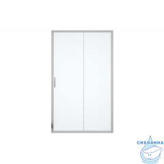 Дверь в нишу Encanto Stella 120 профиль хром, стекло прозрачное 