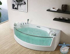Акриловая ванна Gemy G9079 200х105 с гидромассажем