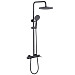 Душевая система Abber Emotion 250 1 режим AF8816BL (черный матовый)