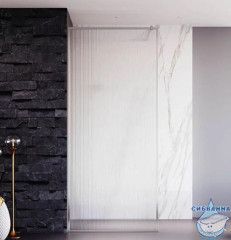Walk-in Veconi Korato 80 профиль хром, стекло рифленое KR81F-80-08-C4