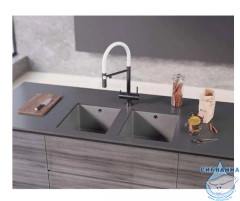 Кухонная мойка Omoikiri Bosen 38-U-GR серый