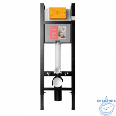 Инсталляция Jacob Delafon E33131RU-NF с кнопкой смыва в комплекте с унитазом Jacob Delafon Elite E21755RU-00 c сиденьем Soft close (микролифт), E21755RU-00