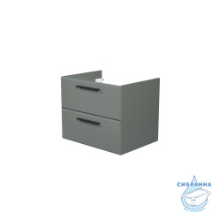 Тумба подвесная, 60 см, серый, Слайд Икс (Slide X), IDDIS, SLX60G0i95 подходит умыв. 4516000i28
