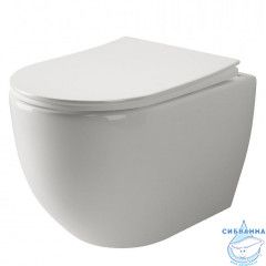 Унитаз подвесной безободковый Ceramicanova Mia Rimless CN1805 с сиденьем быстросъемным Soft Close (микролифт)