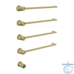 Полотенцесушитель электрический ABBER Charme AH4004G золото матовое