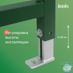 Пневматическая инсталляция с клавишей смыва графит, Профикс Эйр (Profix Air), IDDIS, PRA00GMi32K