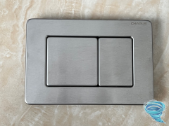 Инсталляция для унитаза Charus CC.300.80.01 с кнопкой смыва Charus Robusto FP.310.BSS.05 сталь матовая,  с унитазом LYon 2.0 (с сиденьем Soft Close (микролифт)