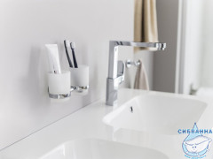 Двойной держатель с двумя стаканами Ravak Chrome X07P189