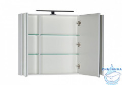 Шкаф-зеркало Aquanet Латина 100 белый 179636