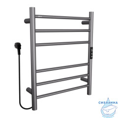 Полотенцесушитель электрический ABBER Standard AH4606NG оружейная сталь
