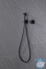 Встраиваемый смеситель с гигиеническим душем ABBER Rund AF8725B (хром )