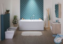 Акриловая ванна Aquanet Vega 190x100 с каркасом