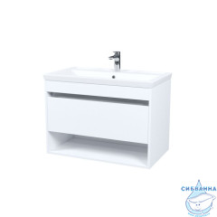 Тумба с умывальником, подвесная, с нишей, 80 см, белый, Zodiac X, IDDIS, ZDX80WNi95K подходит умыв. 4078000i28