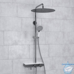 A113.117.058.CH  Душевой комплект с термостатическим смесителем A113.117.058.CH T