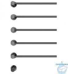 Полотенцесушитель электрический  Wonzon&Woghand Hamburg 52х72 WW-AL315-GM (с возможностью скрытого подключения, подключение универсальное) (графит)