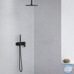 Встраиваемый смеситель для ванны Ravak Eleganta X070300 (черный матовый)