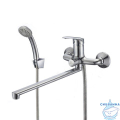 Смеситель для ванны с длинным изливом, Simp, Milardo, SIMSB02M10