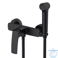Смеситель с гигиеническим душем Azario Conda AZ-K2511B (черный матовый)