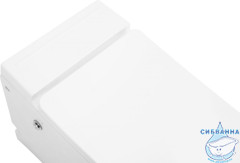 Унитаз приставной импульсный Abber Rechteck AC1213P с сиденьем Soft Close (микролифт) (белый)