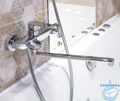 Смеситель для ванны WasserKRAFT Dinkel 5802L (хром)