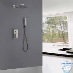 Душевая система Abber Daheim 250 1 режим AF8219SP (сатин)