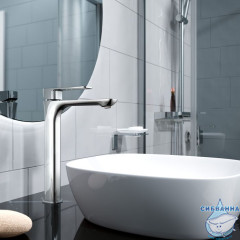 Смеситель для настольного умывальника, Slide, IDDIS, SLISB01i01