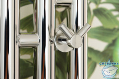 Полотенцесушитель электрический Сунержа Кантата 150 (с возможностью скрытого подключения слева) (хром)