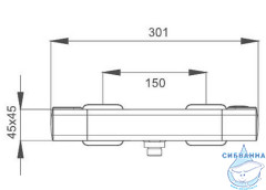 Смеситель для душа Gappo G2091 (хром)