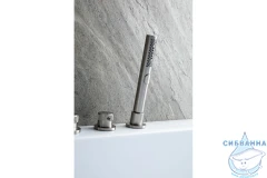 Смеситель для ванны на борт Allen Brau Priority 265367 (никель)