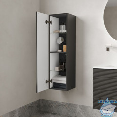 Пенал подвесной Iddis Bild 32 см, темно-серый BIL30G0i97