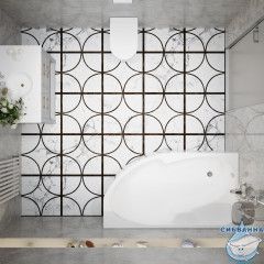 Акриловая ванна Тритон София L 150х95 с каркасом