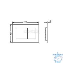 Кнопка смыва TECEnow 9240405 (белый, антибактериальное покрытие)