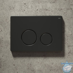 Клавиша смыва, универсальная, чёрная, Unisteel, 001, IDDIS, UNS01MBi77