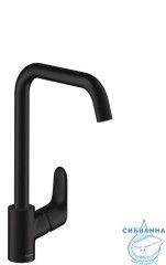 Смеситель для кухни Hansgrohe Focus 31820670 (черный матовый) 