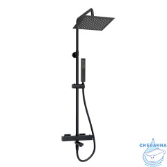 Душевая система Wasserkraft 250 1 режим A299.255.218.BM Thermo (черный матовый)