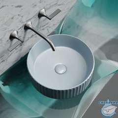  Раковина на столешницу 36 см Ceramicanova Element CN6057MHL (голубой)