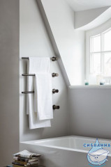 Полотенцесушитель электрический  Wonzon&Woghand Hamburg 47х57 WW-AL313-GM (с возможностью скрытого подключения, подключение универсальное) (графит)