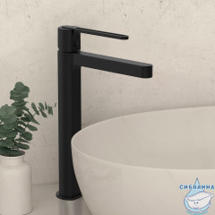 Смеситель для раковины Vincea Rondo VBF-1R2MB (черный матовый)