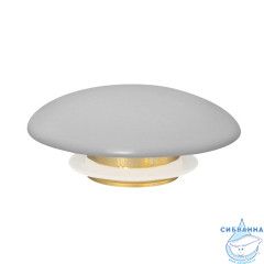 Накладка на слив для раковины ABBER AC0014MLG светло-серая матовая, керамика